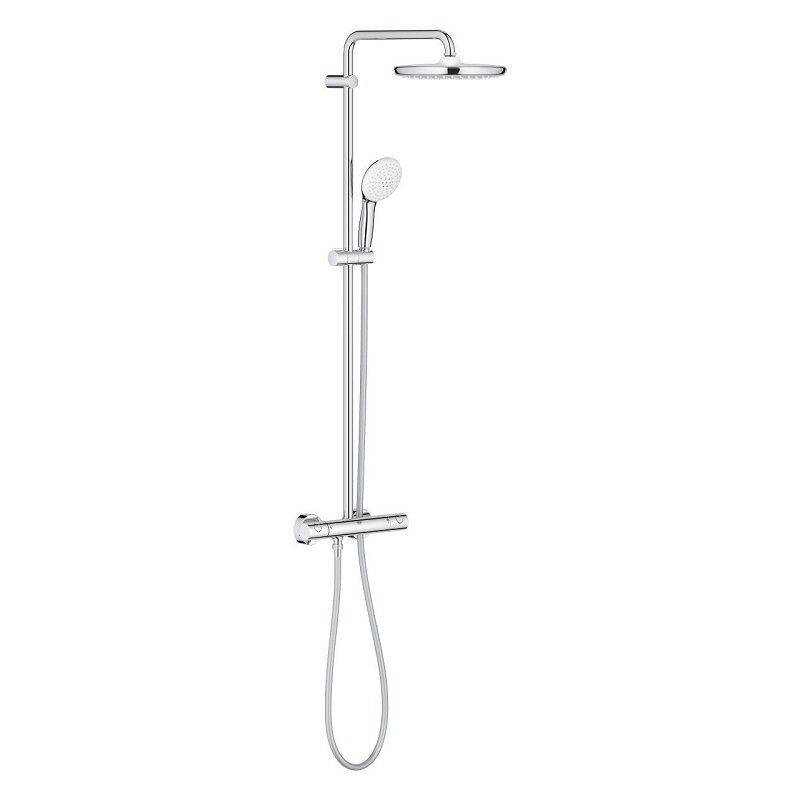 Изображение товара Душевая система Grohe Tempesta System 250 26670001, термостатическая, цвет хром Изображение товара Душевая система Grohe Tempesta System 250 26670001, термостатическая, цвет хром