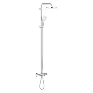 Изображение товара Душевая система Grohe Tempesta System 250 26672001, с изливом, термостатическая, цвет хром