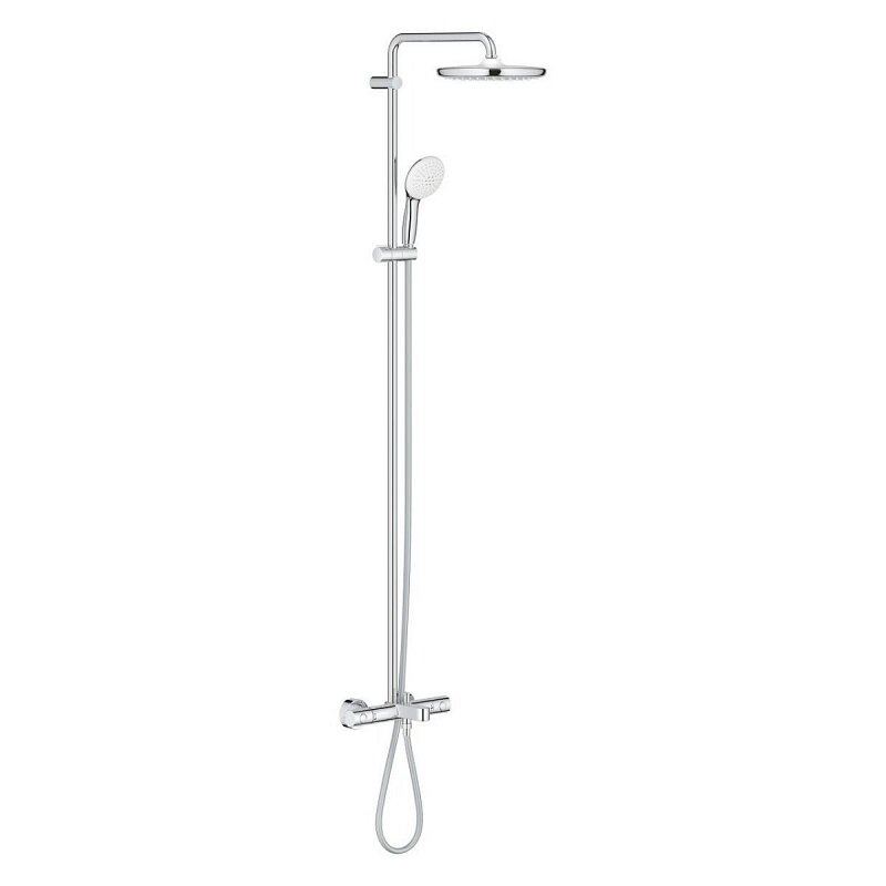 Изображение товара Душевая система Grohe Tempesta 250 с термостатом и изливом для ванны