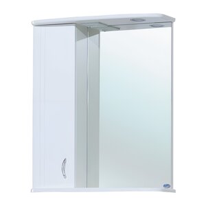 Изображение товара Зеркальный шкаф Bellezza Астра 4614906002011/4614906001014, 50 см, с подсветкой, цвет белый, левый/правый