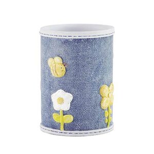 Изображение товара Стакан для зубных щеток WasserKRAFT Lossa, голубой, настольный, 75x75x100 мм