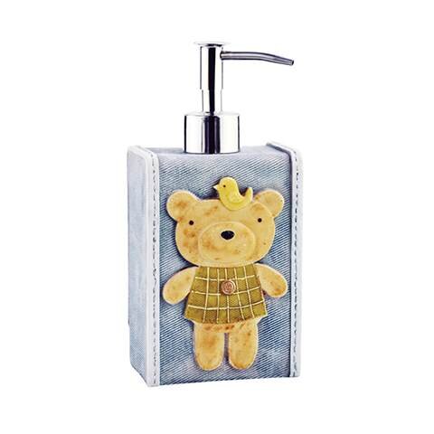 Изображение товара Дозатор жидкого мыла WasserKRAFT Lossa голубой настольный 330 мл