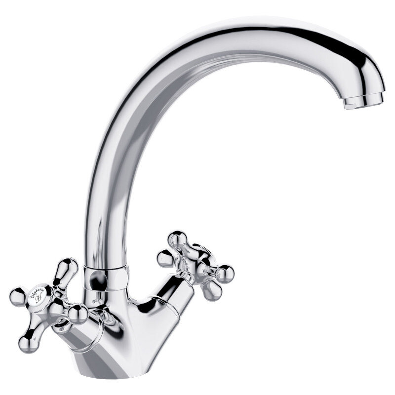Изображение товара Смеситель Elghansa Retro Chrome 5902754 с высоким поворотным изливом