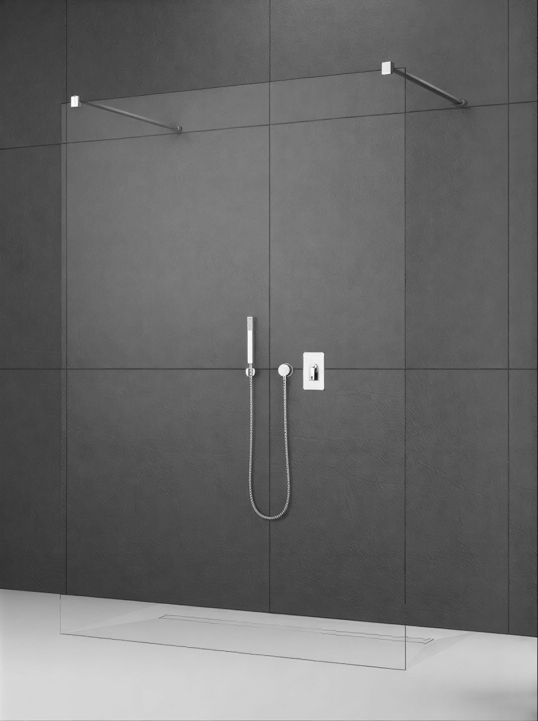 Изображение товара Душевая стенка Radaway Modo New I Walk-in 160 см, прозрачное стекло, хромированная фурнитура Изображение товара Душевая стенка Radaway Modo New I Walk-in 160 см, прозрачное стекло, хромированная фурнитура