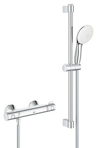 Изображение товара Смеситель для ванны и душа Grohe Grohtherm 800, 34565002, термостатический, с душевым гарнитуром, хром