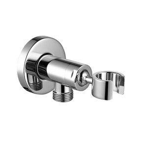 Изображение товара Подключение для душевого шланга Elghansa Shower Hose Outlet WS-18, с держателем лейки, цвет хром