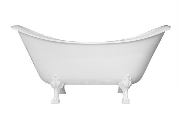 Изображение товара Ванна из литьевого мрамора Эстет Скарлетт, овальная, 180х77 см, белая