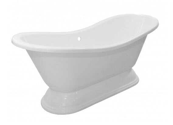 Изображение товара Ванна из литьевого мрамора Эстет Бостон 180х74 см с литым подиумом