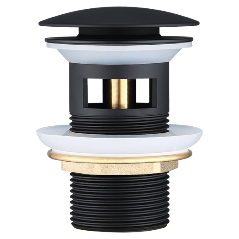 Изображение товара Донный клапан Elghansa Waste Systems WBT-122-Black с переливом Изображение товара Донный клапан Elghansa Waste Systems WBT-122-Black с переливом