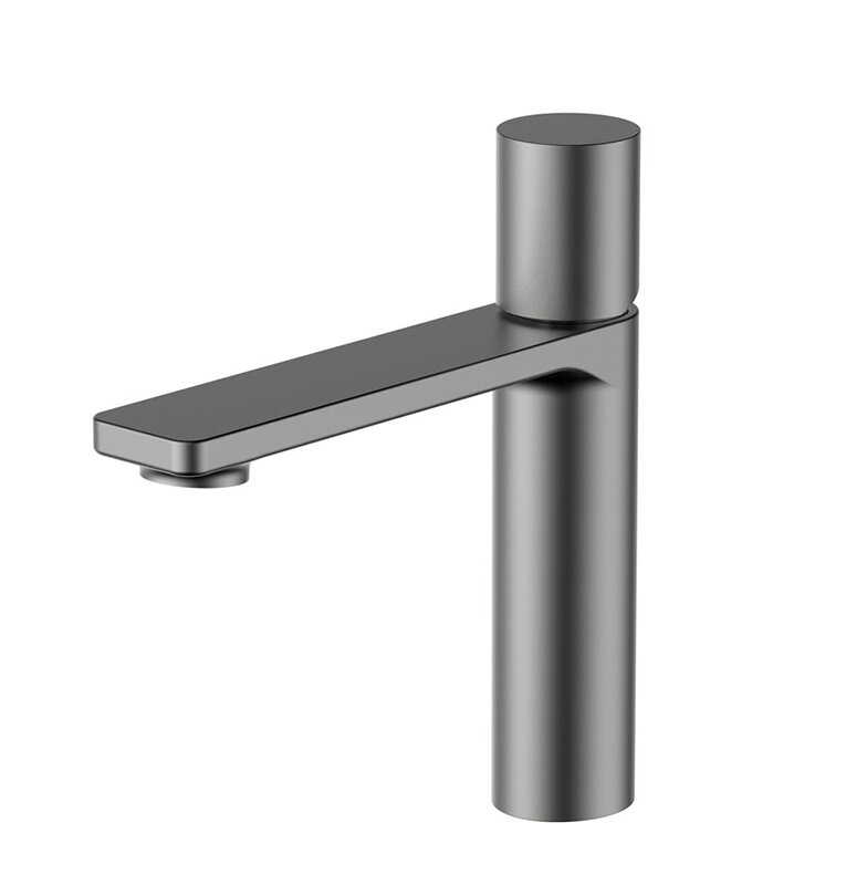 Изображение товара Смеситель для раковины Vincea Vogue VBF-4V3GM, воронёная сталь, gunmetal