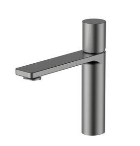 Изображение товара Смеситель для раковины Vincea Vogue VBF-4V3GM, воронёная сталь, gunmetal