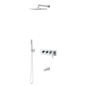 Изображение товара Душевая система Teska Euro X, EX3660, с изливом, цвет хром