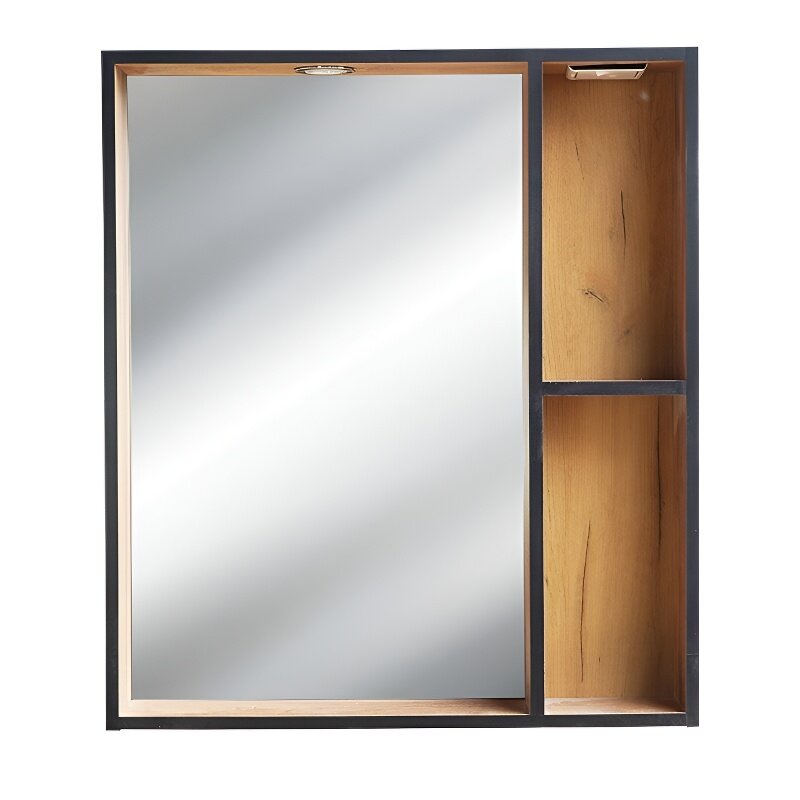 Изображение товара Зеркальный шкаф Bellezza Бруно 70 см с подсветкой в цвете табакко