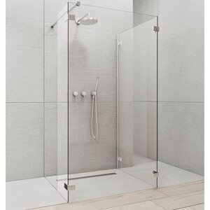 Изображение товара Душевая стенка Radaway Euphoria IV Walk-in W4 90 см, стекло прозрачное, фурнитура хром, 383141-01-01
