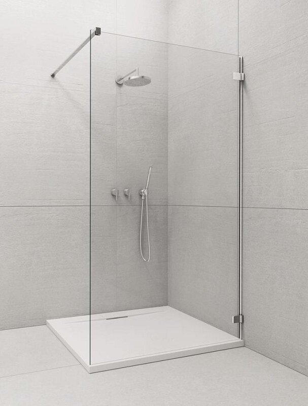 Изображение товара Душевая стенка Radaway Euphoria V Walk-in W1 110 см, стекло прозрачное, фурнитура хром, 383113-01-01 Изображение товара Душевая стенка Radaway Euphoria V Walk-in W1 110 см, стекло прозрачное, фурнитура хром, 383113-01-01