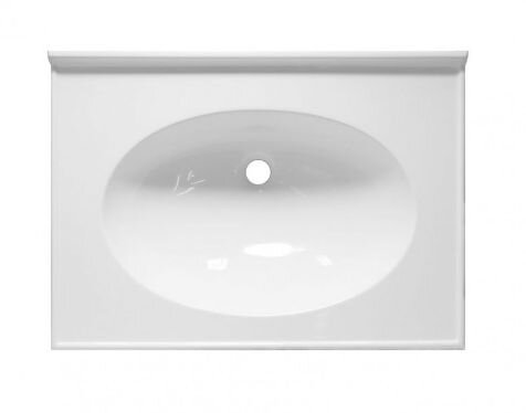 Изображение товара Раковина Эстет Лилия 1-0017 из искусственного камня 70х50 см белая для ванной и кухни