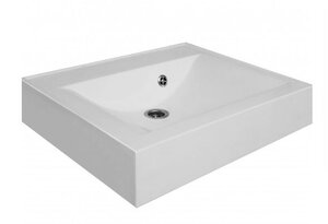 Изображение товара Раковина Эстет Комфорт 1-0019 из искусственного камня белая прямоугольная