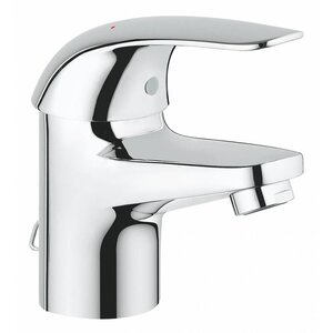 Изображение товара Смеситель для раковины Grohe Euroeco 32881000 с цепочкой хромированный