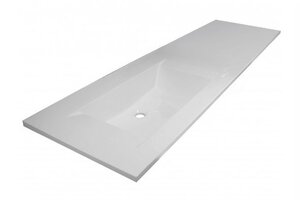 Изображение товара Раковина мебельная Эстет Рава из искусственного камня, чаша 90 см, 192 x 50.5 см (ФР-00001323)