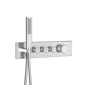 Изображение товара Смеситель для душа Teska Shine, SH3006, термостатический, с душевым гарнитуром, цвет хром