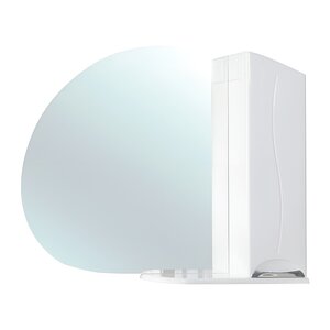 Изображение товара Зеркальный шкаф Bellezza Глория 105 см белый влагостойкий подвесной с розеткой