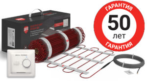 Изображение товара Теплый пол Royal Thermo EasyFix Mat RTEM 2-180-2 НС-1599099, с терморегулятором, площадь обогрева 2 кв.м., мощность 360 Вт