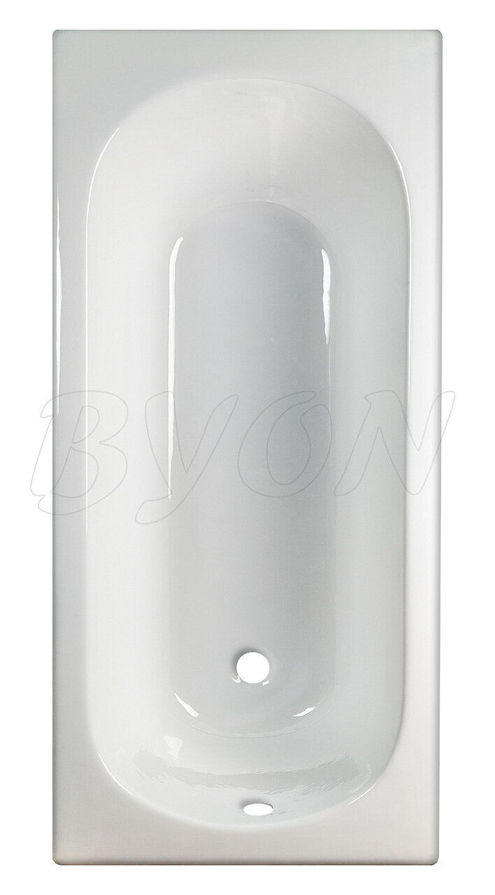 Изображение товара Чугунная ванна Byon B13 160x70 см без ручек белая