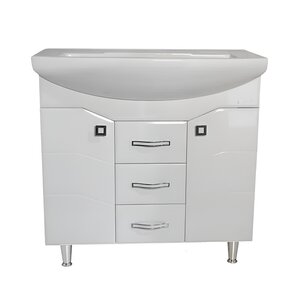 Изображение товара Тумба под раковину Bellezza Джулия 85 см белая напольная