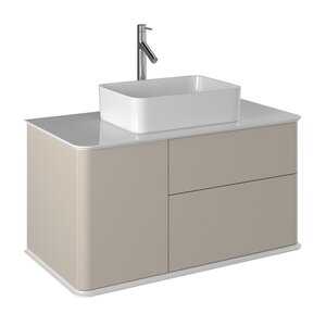 Изображение товара Тумба под раковину Briz Латте 104 03-20100-00 00 БЕЖ 100 см подвесная