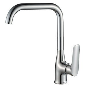 Изображение товара Пластиковый смеситель Esko Lagos LG06 для кухонной мойки, цвет хром