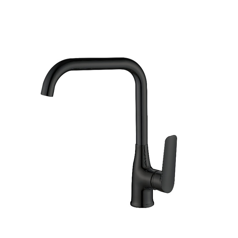 Изображение товара Смеситель для кухни Esko Lagos Black LG06B с поворотным изливом 360°