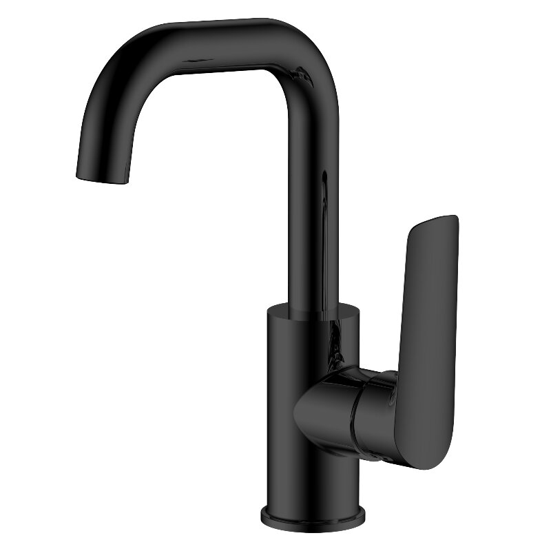 Изображение товара Смеситель для раковины Esko Lagos Black LG26MB, однорычажный, черный