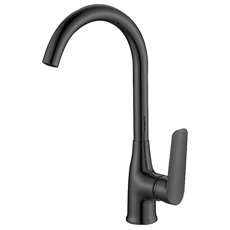 Изображение товара Смеситель Esko Lagos Black LG519B для кухонной мойки, цвет черный матовый Изображение товара Смеситель Esko Lagos Black LG519B для кухонной мойки, цвет черный матовый