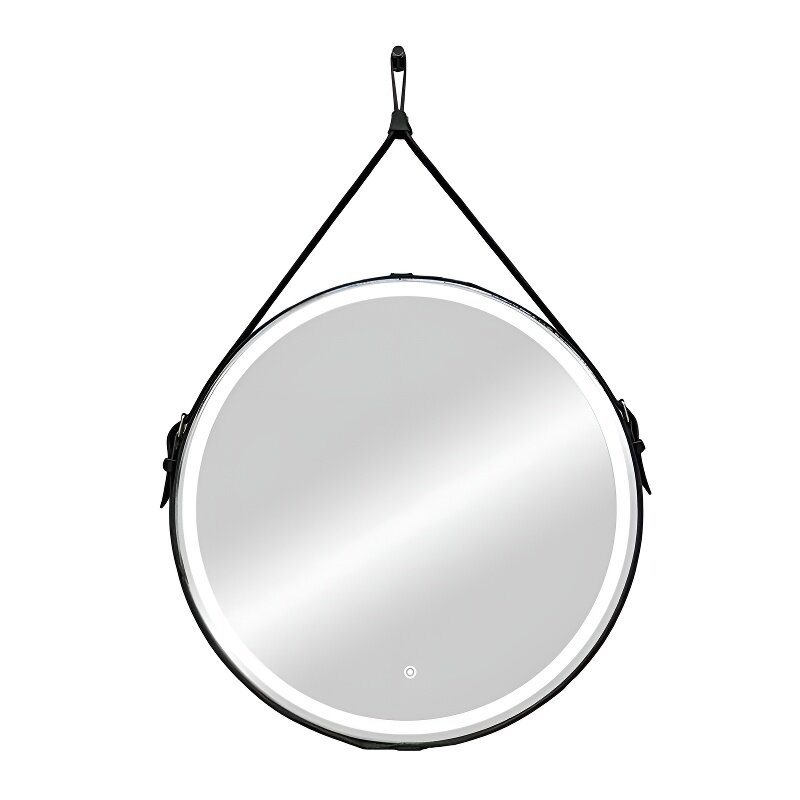 Изображение товара Зеркало Bellezza Жаклин Блэк 4616413020014, 80 см, LED-подсветка, сенсорный выключатель, цвет черный