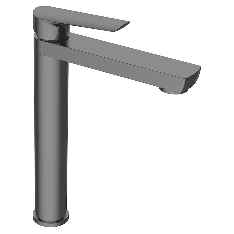 Изображение товара Пластиковый смеситель Esko Lagos Gun Metal LG25GM для раковины