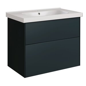 Изображение товара Тумба под раковину ASB-Woodline Гранада 11121, 80 см, подвесная, авокадо софт