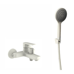 Изображение товара Смеситель Esko Lagos White LG54W для ванной и душа, белый