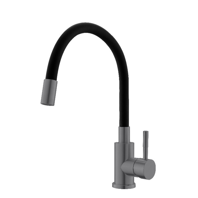 Изображение товара Смеситель Esko Snake K44Grafit для кухонной мойки с гибким изливом