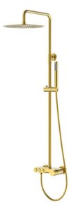Изображение товара Душевая система Boheme Stick 128-MG, золото матовое, с ручкой Diamond