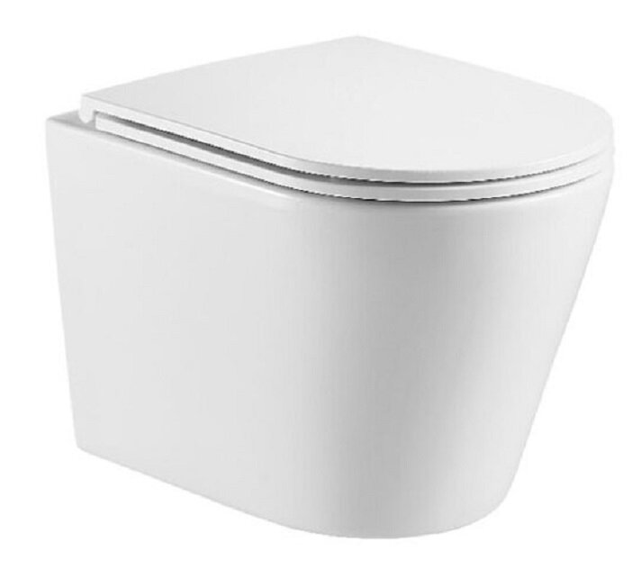 Изображение товара Подвесной унитаз Caprigo Modern Trone T-1893, безободковый, белый