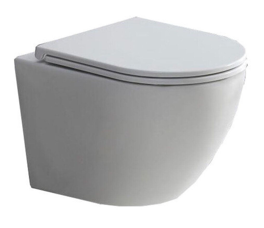 Изображение товара Подвесной безободковый унитаз Caprigo Vittoria V-1093 белый с микролифтом