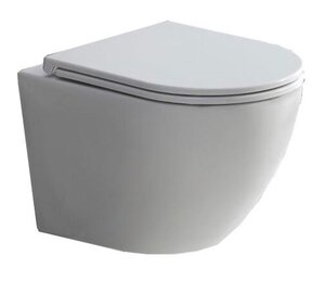 Изображение товара Подвесной унитаз Caprigo Vittoria V-1093, безободковый, сиденье микролифт, смыв Торнадо, белый