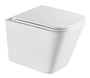 Изображение товара Подвесной унитаз Caprigo Style S-1293, безободковый, сиденье микролифт, смыв Торнадо, белый