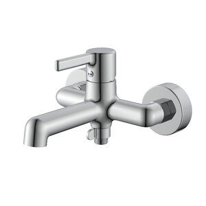 Изображение товара Смеситель для ванны и душа Voda Column CLM54 хром латунь 10 лет гарантия