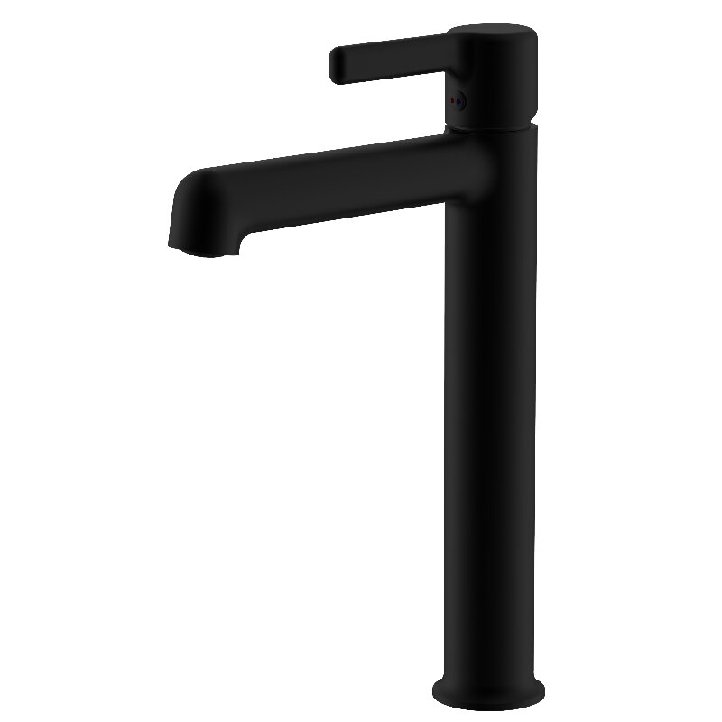 Изображение товара Смеситель для умывальника Voda Column Black CLM25B черный