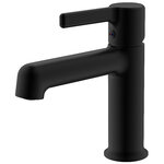 Смеситель Voda Column Black CLM26MB для раковины, цвет черный - фото 1