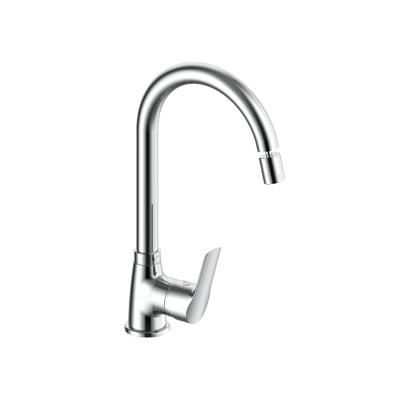 Изображение товара Смеситель для кухни Voda Spring SG519 с поворотным изливом хром Россия