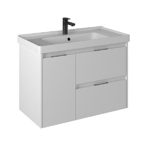 Изображение товара Тумба под раковину Briz Вена 239 03-20090-15 00 БЕЛ, 90 см, подвесная, цвет белый