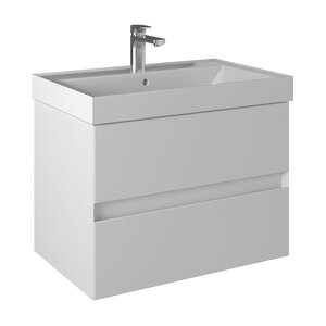 Изображение товара Тумба под раковину Briz Импресс 245 03-18080-19 00 БЕЛ, 80 см, подвесная, цвет белый