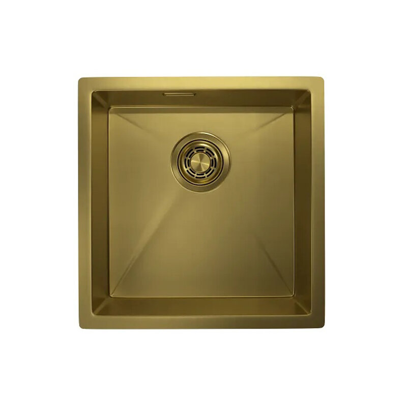Изображение товара Кухонная мойка Granula 4445U ЗОЛОТО САТИН 44 см с комплектом для монтажа